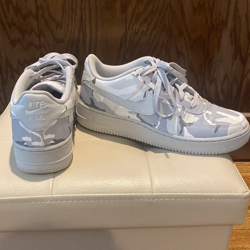 Nike Air Force One “Gray Reflective Camo” - Picture 6 of 7